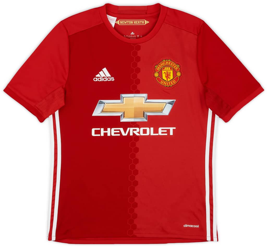 2016-17 Manchester United Home Shirt - 8/10 - (L.Boys)