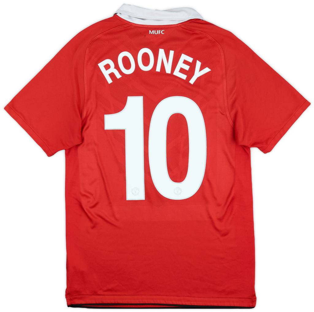 2010-11 Manchester United Home Shirt Rooney #10 - 5/10 - (S)
