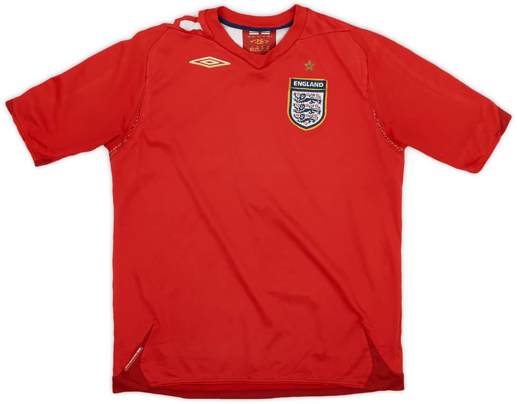 2006-08 England Away Shirt - 6/10 - (L.Boys)