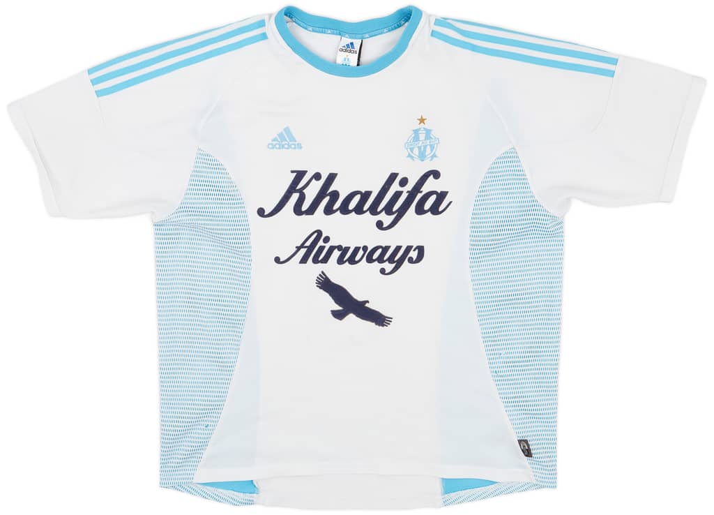 2002-03 Olympique Marseille Home Shirt - 6/10 - (XL)