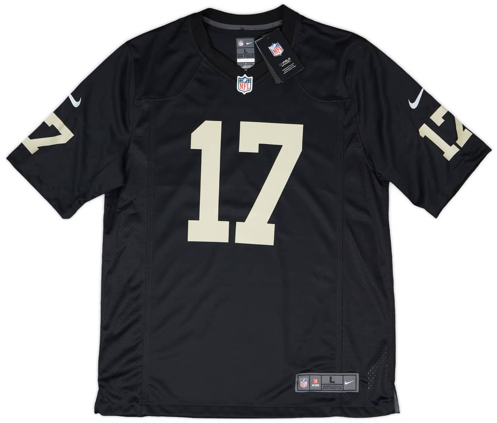 2022-24 Las Vegas Raiders Adams #17 Nike Game Home Jersey (L)