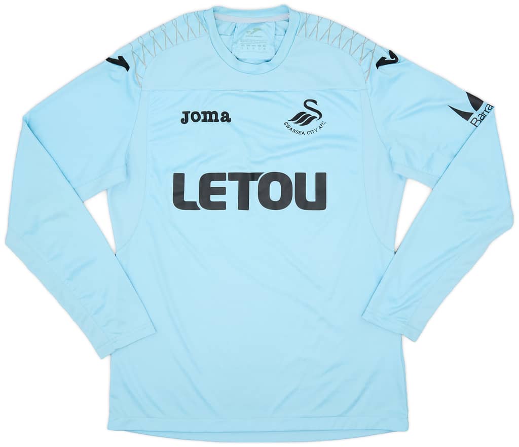 2017-18 Swansea GK Shirt - 9/10 - (L)