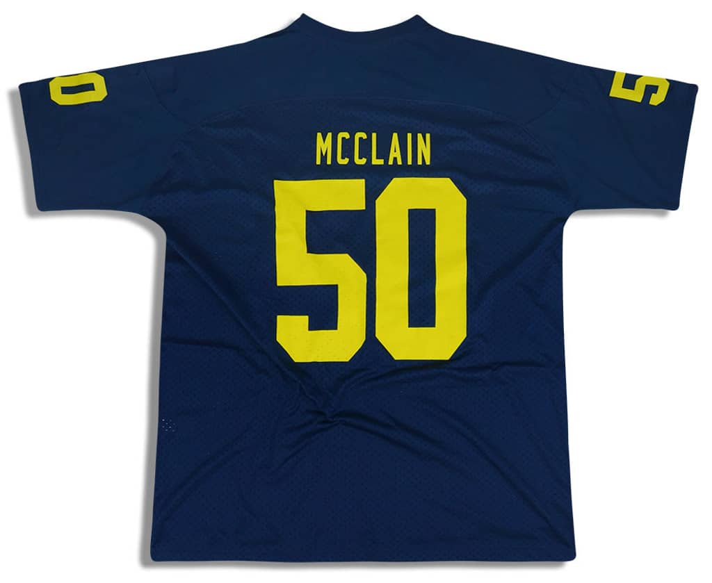 2014 Michigan Wolverines McClain #50 adidas Jersey (Home) XXL