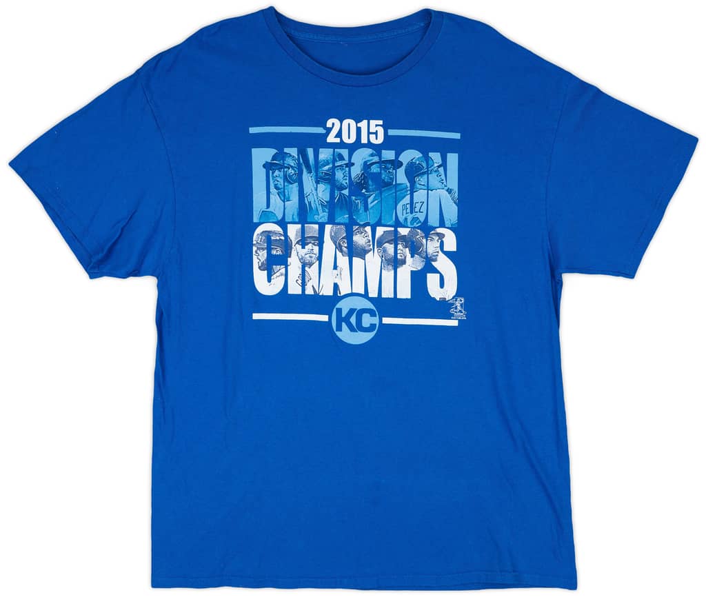 2015 Kansas City Royals Division Champs Tee - 8/10 - (L)