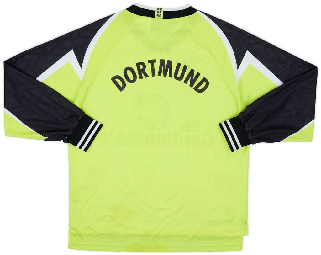 1995-96 Borussia Dortmund Home L/S Shirt - 9/10 - (L)