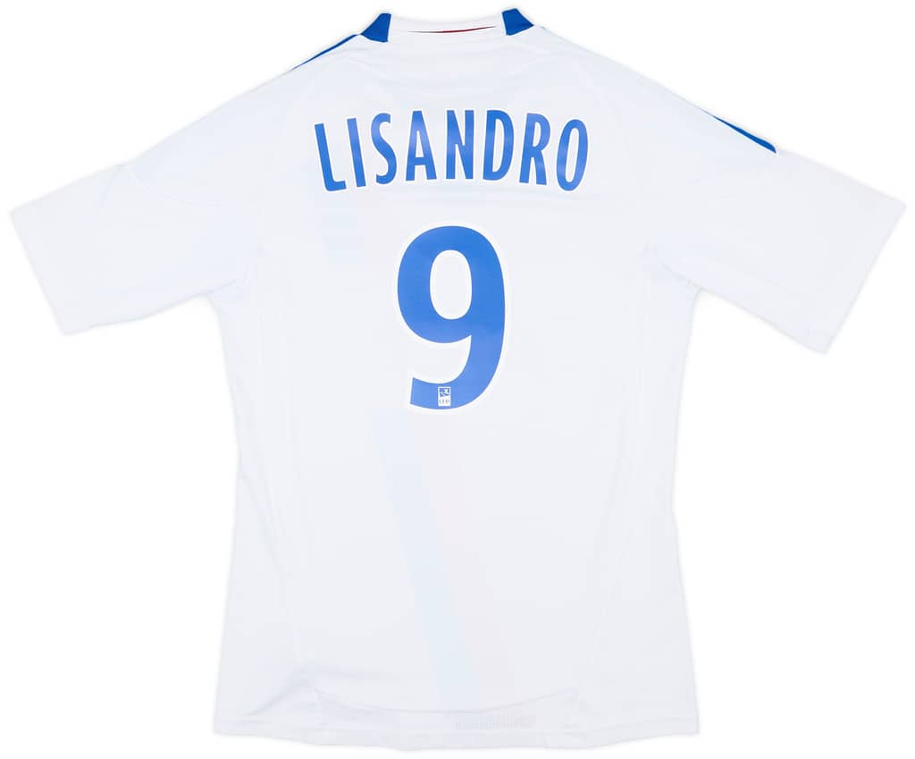 2010-11 Lyon Home Shirt Lisandro #9 - 7/10 - (S)