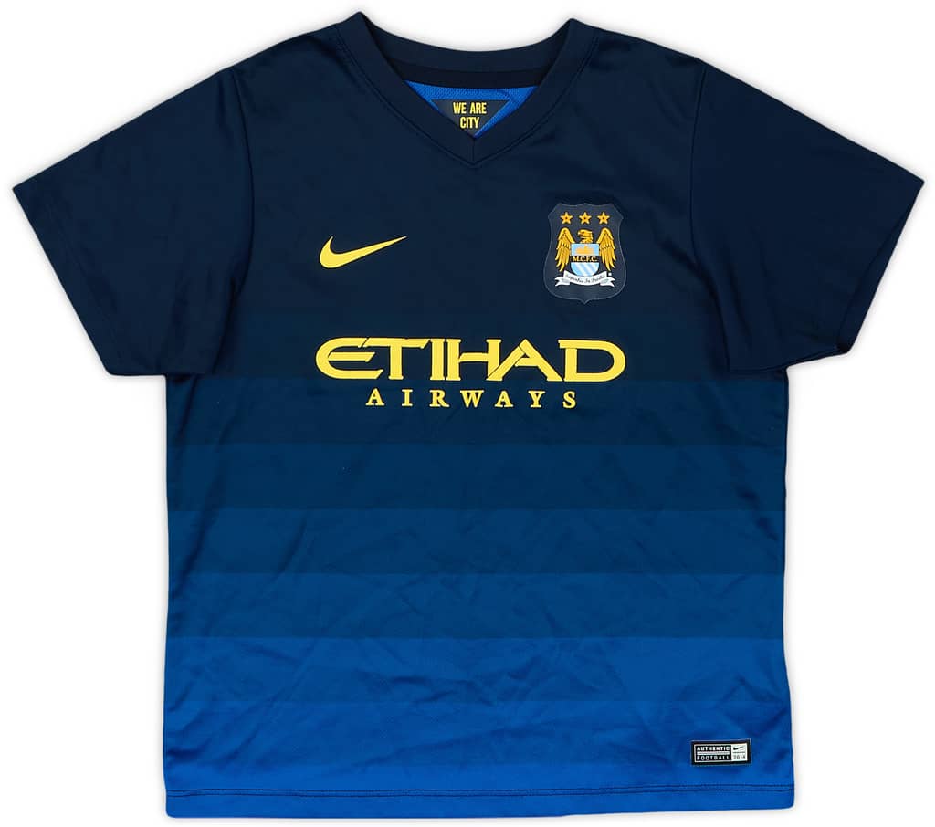 2014-15 Manchester City Away Shirt - 8/10 - (6-7 Years)
