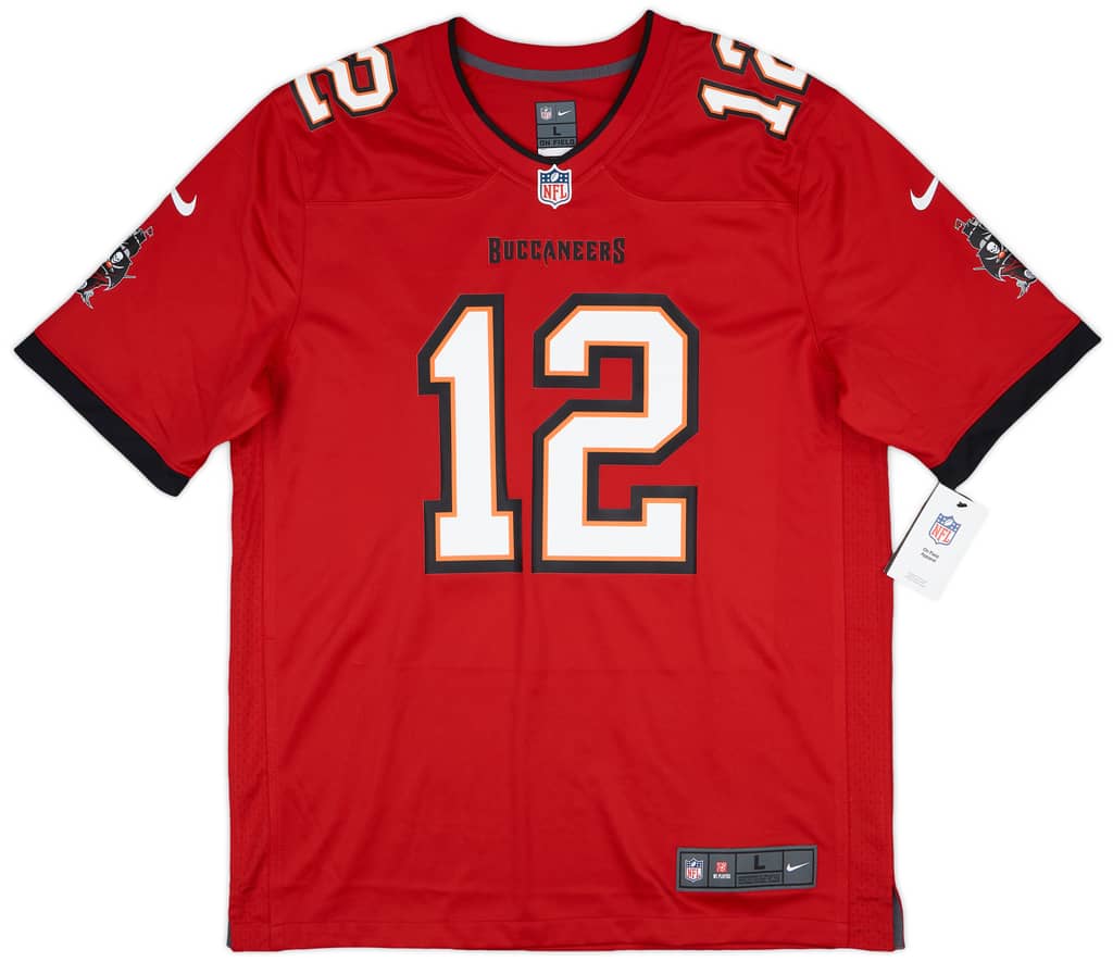 2020-22 Tampa Bay Buccaneers Brady #12 Nike Game Home Jersey (L)