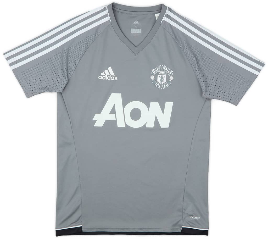 2017-18 Manchester United adidas Training Shirt - 8/10 - (S)