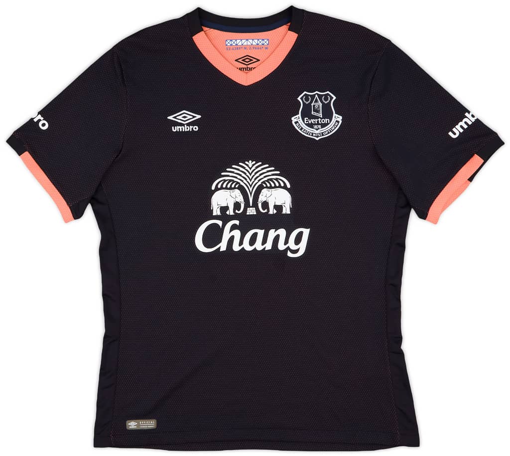 2016-17 Everton Away Shirt Baines #3 - 9/10 - (M)