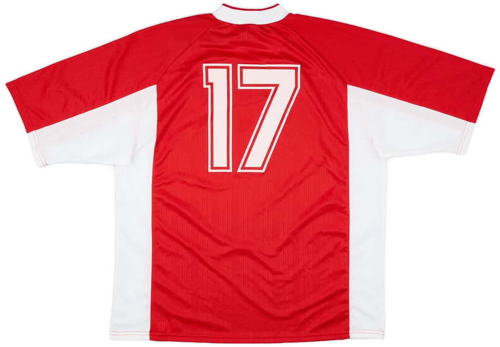 1998-99 Luxembourg Match Worn Home Shirt #17 (Holtz)