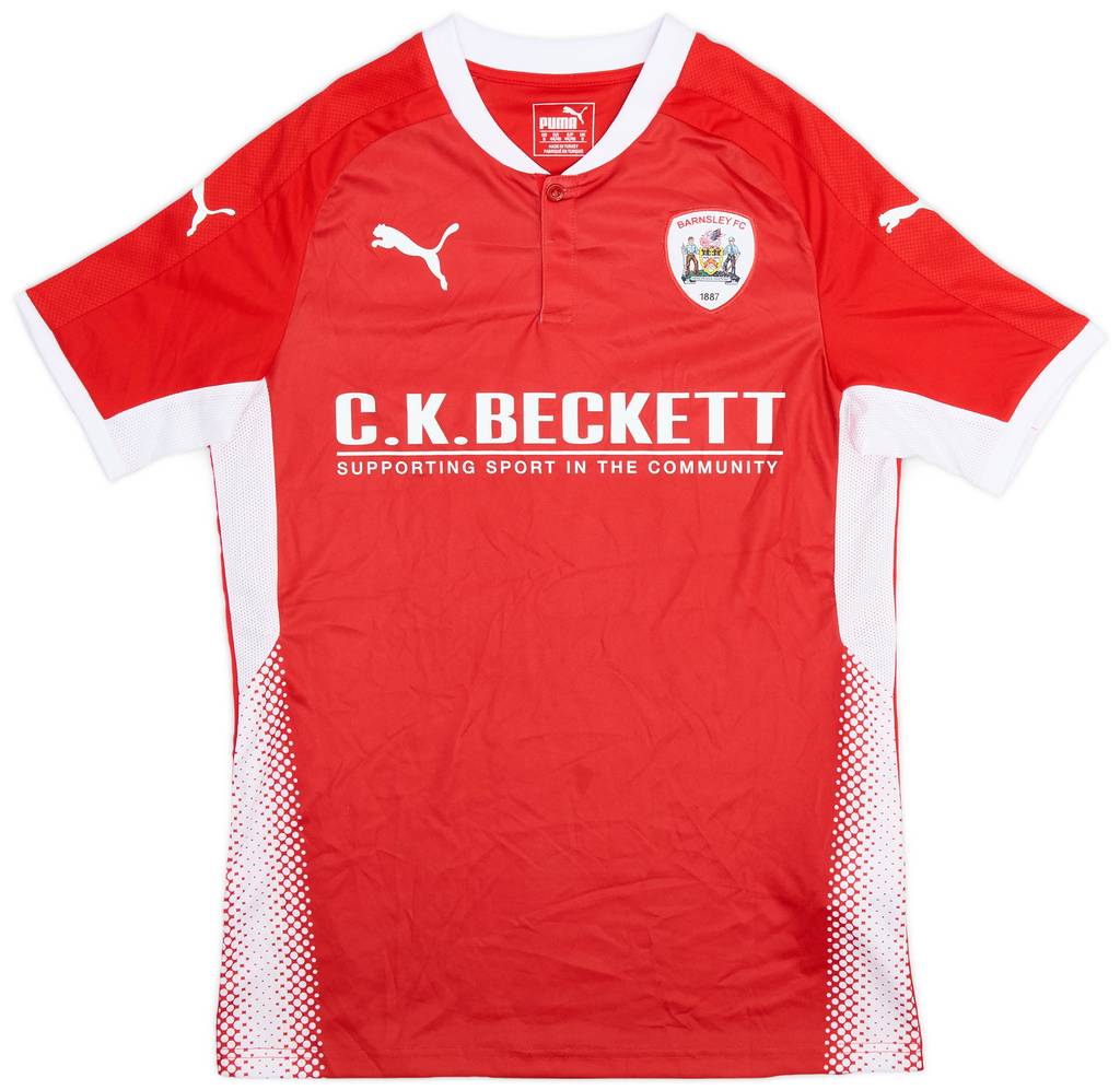 2017-18 Barnsley Home Shirt - 8/10 - (S)