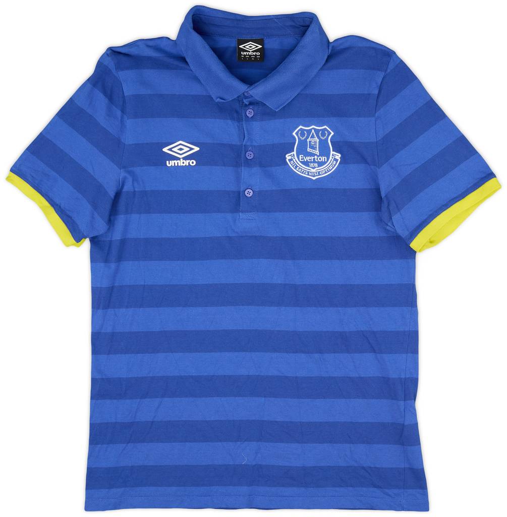 2016-17 Everton Umbro Polo Shirt - 9/10 - (L)