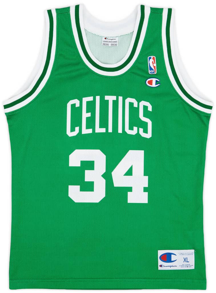 1998-06 Boston Celtics Pierce #34 Champion Away Jersey - 7/10 - (XL.Boys)