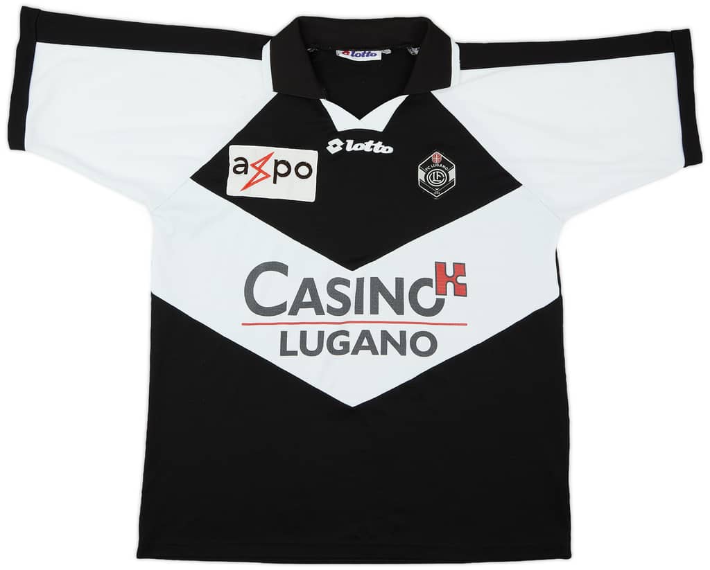1997-98 FC Lugano Home Shirt - 8/10 - (M/L)