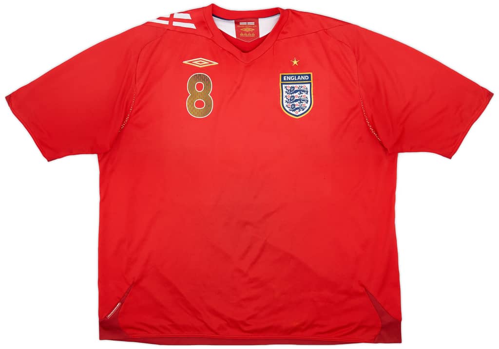 2006-08 England Away Shirt Lampard #8 - 6/10 - (3XL)