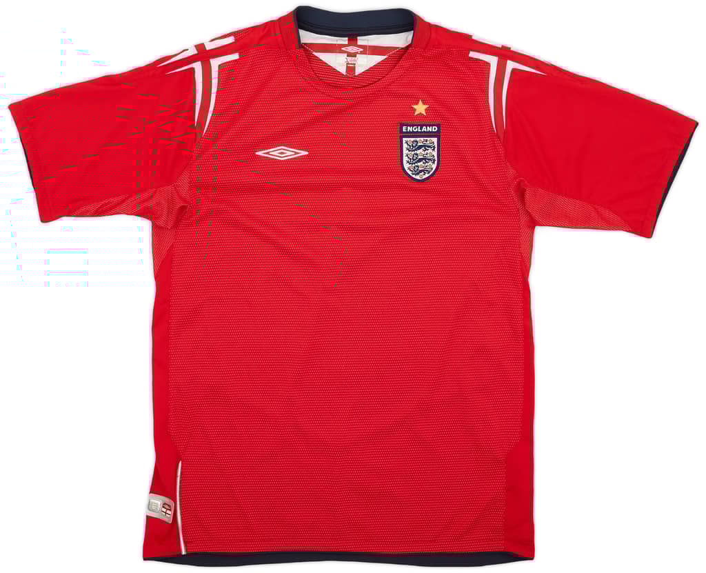 2004-06 England Away Shirt - 9/10 - (XL.Boys)