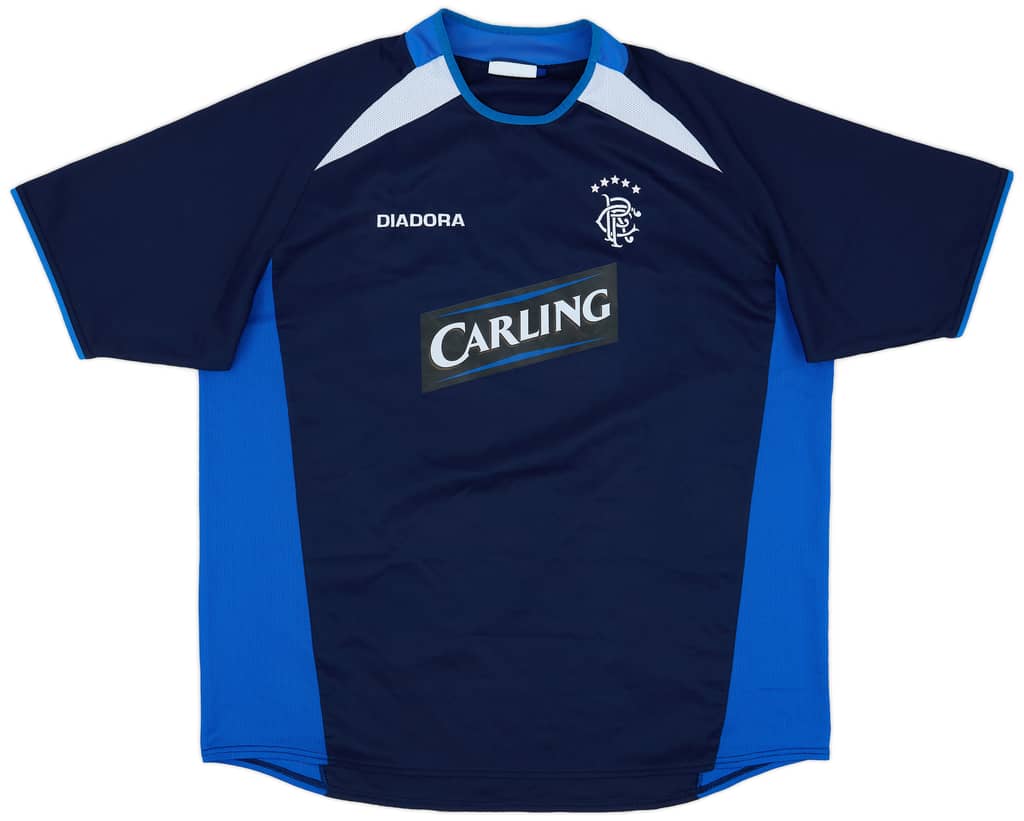 2004-05 Rangers Diadora Training Shirt - 9/10 - (XXL)
