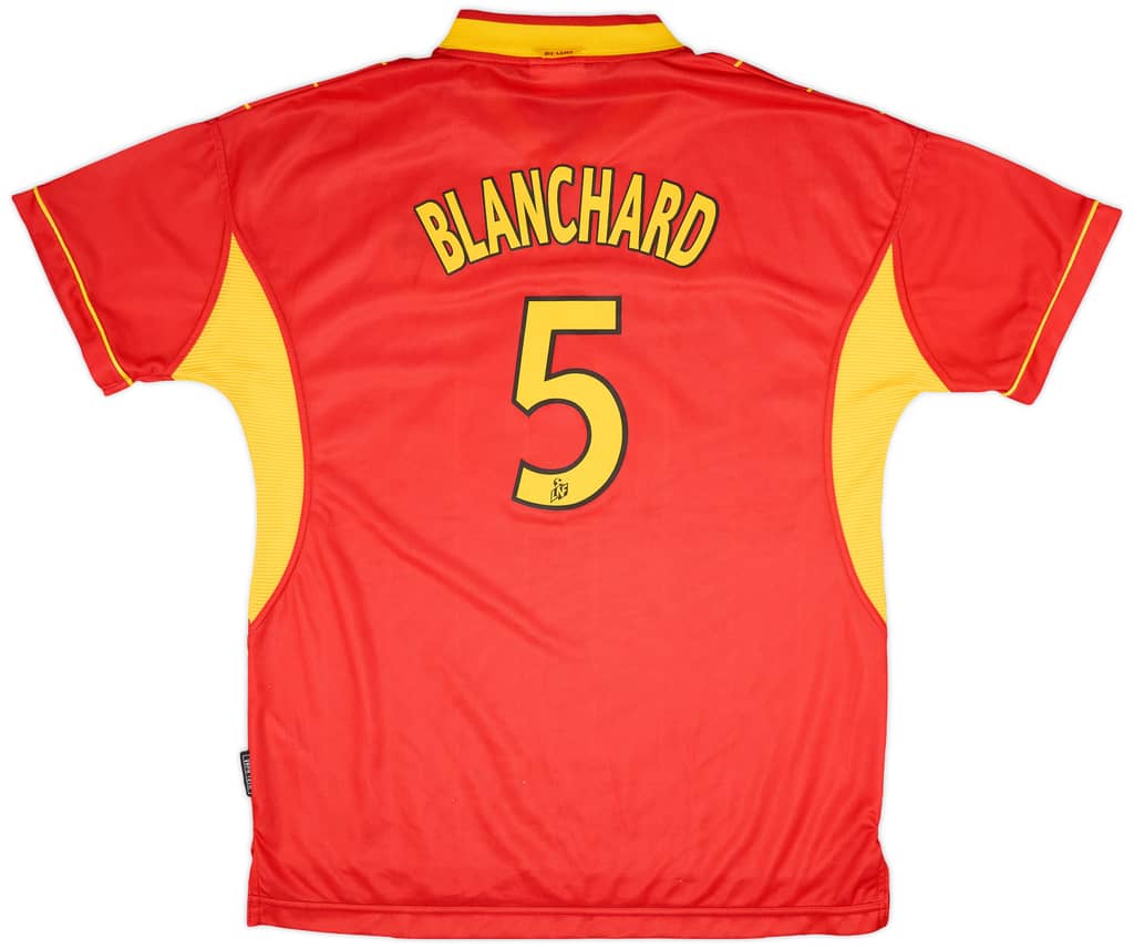 1999-00 Lens Home Shirt Blanchard #5 - 8/10 - (XL)