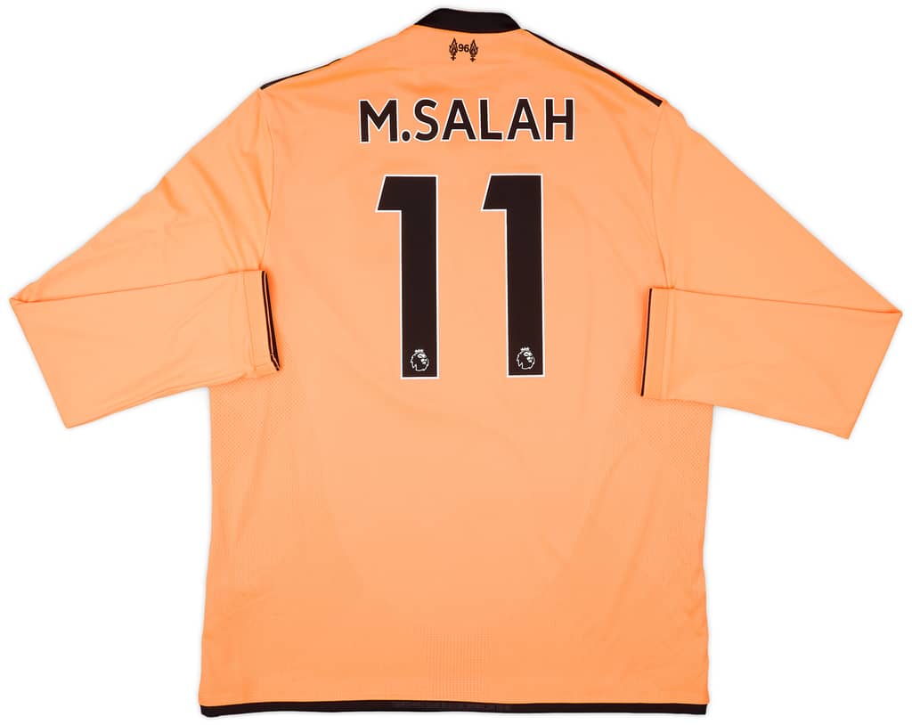2017-18 Liverpool 125 Years Third L/S Shirt M.Salah #11 - 9/10 - (XL)