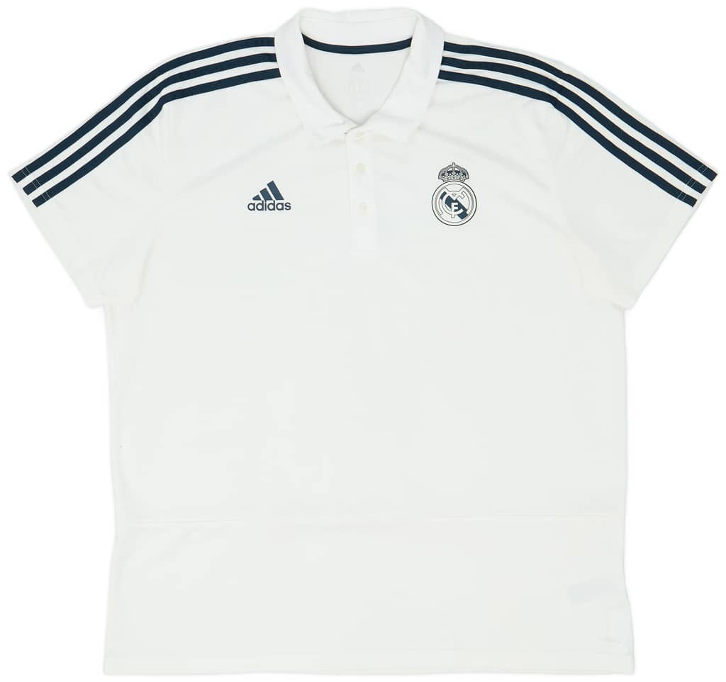 2018-19 Real Madrid adidas Polo Shirt - 9/10 - (XXL)