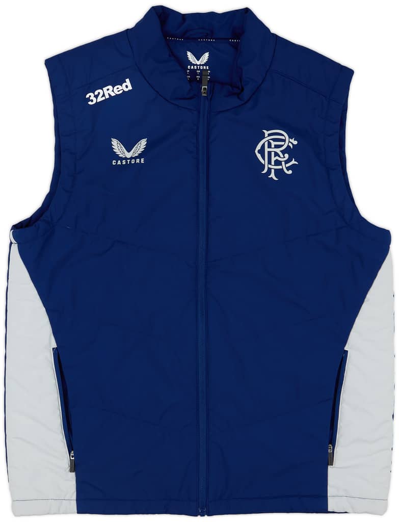 2023-24 Rangers Castore Training Gilet - 9/10