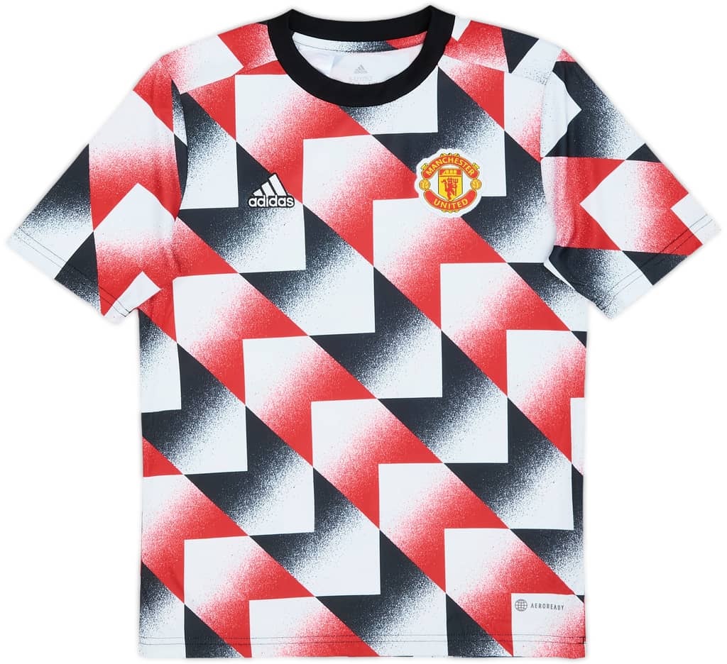 2022-23 Manchester United adidas Training Shirt - 10/10 - (M.Boys)