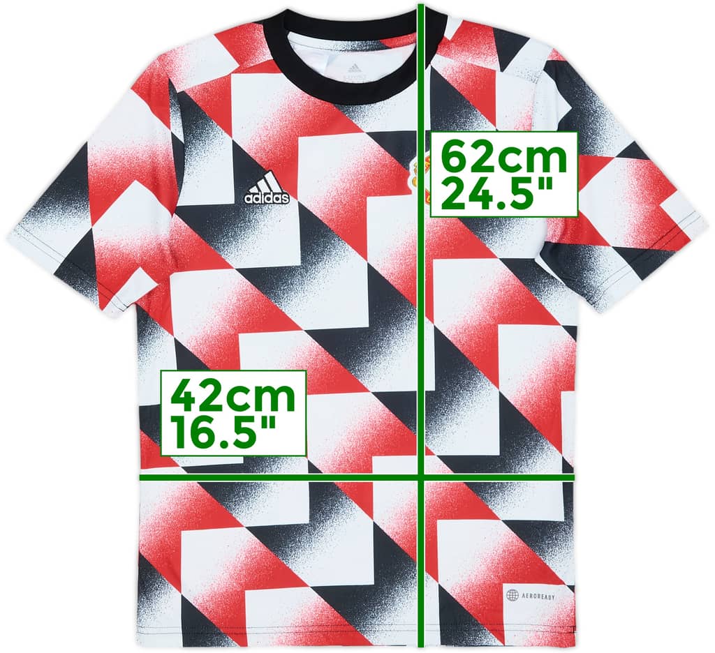 2022-23 Manchester United adidas Training Shirt - 10/10 - (M.Boys)