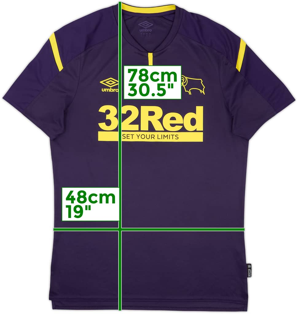 2021-22 Derby County Third Shirt - 10/10 - (L)