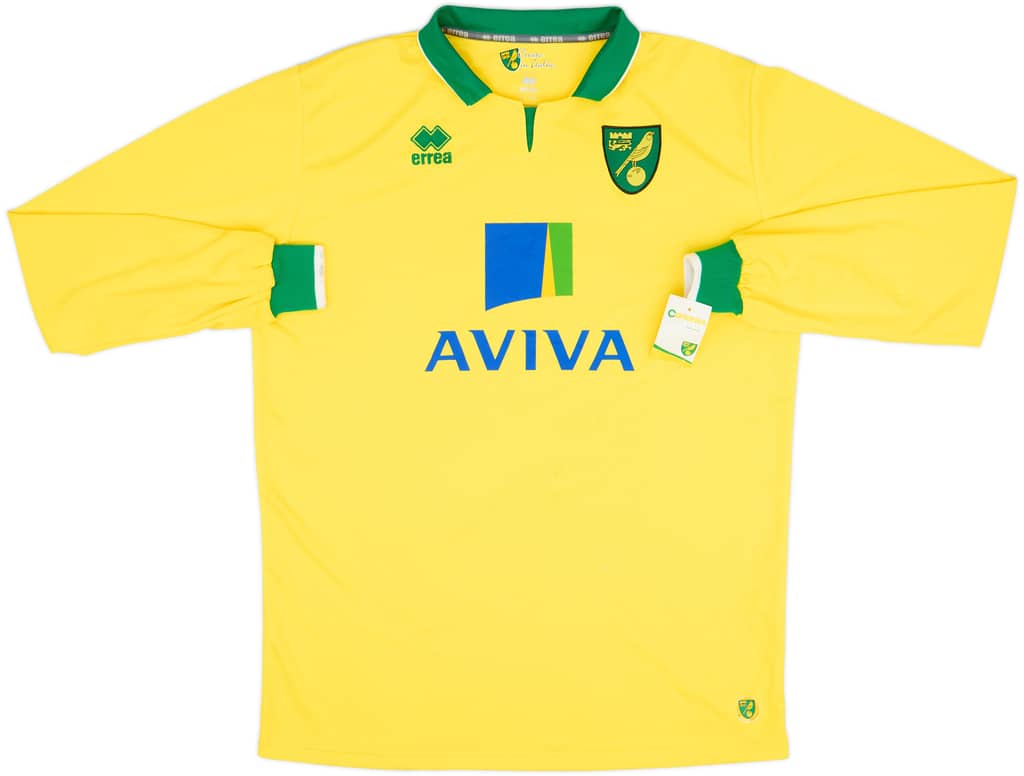 2012-13 Norwich Home L/S Shirt (4XL)