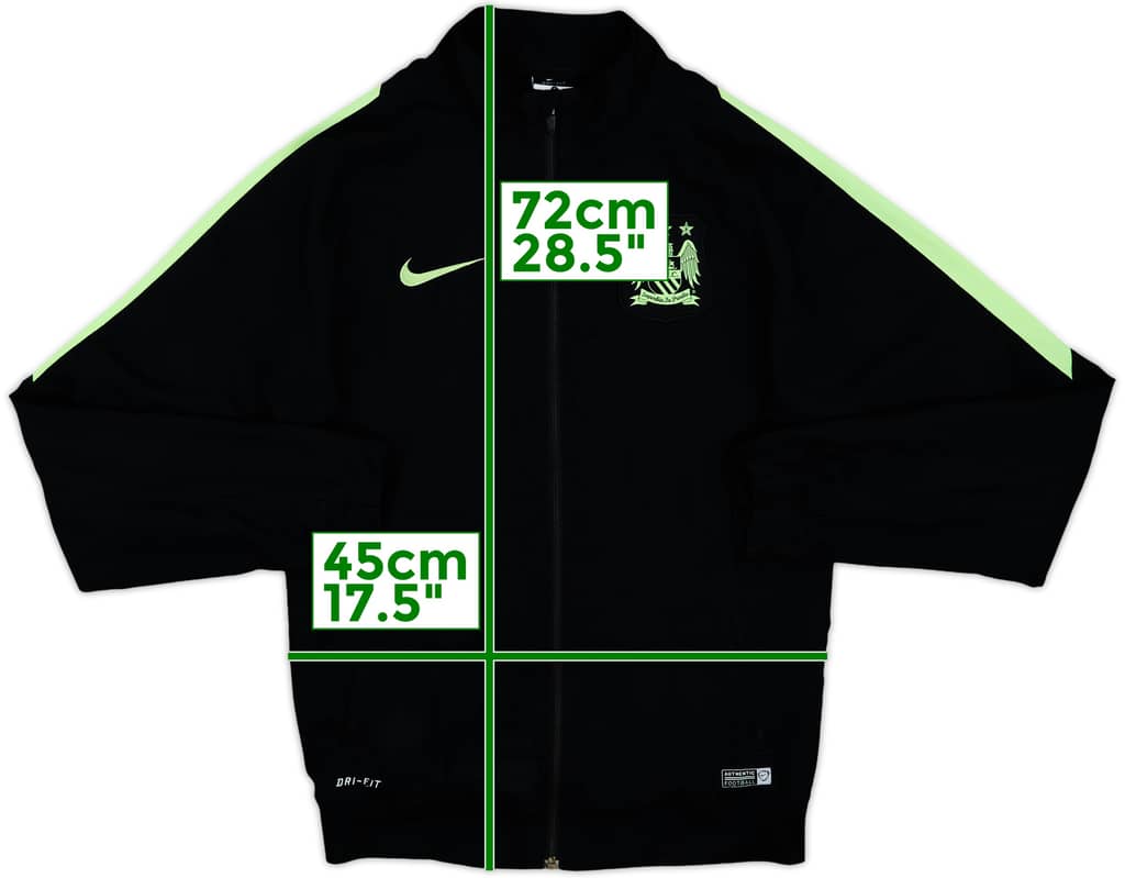 2015-16 Manchester City Nike Track Jacket - 5/10 - (S)