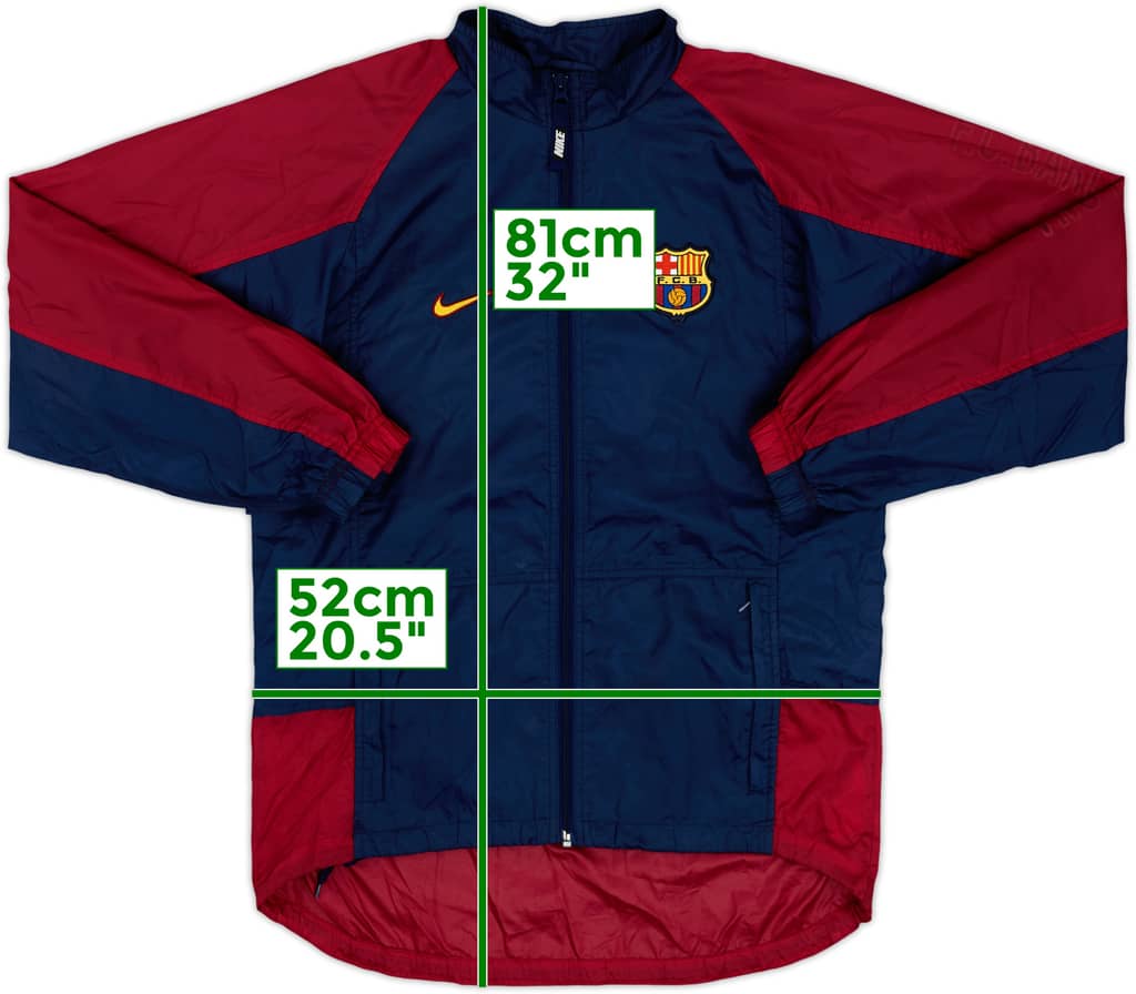 1998-00 Barcelona Nike Track Jacket - 8/10 - (XL.Boys)