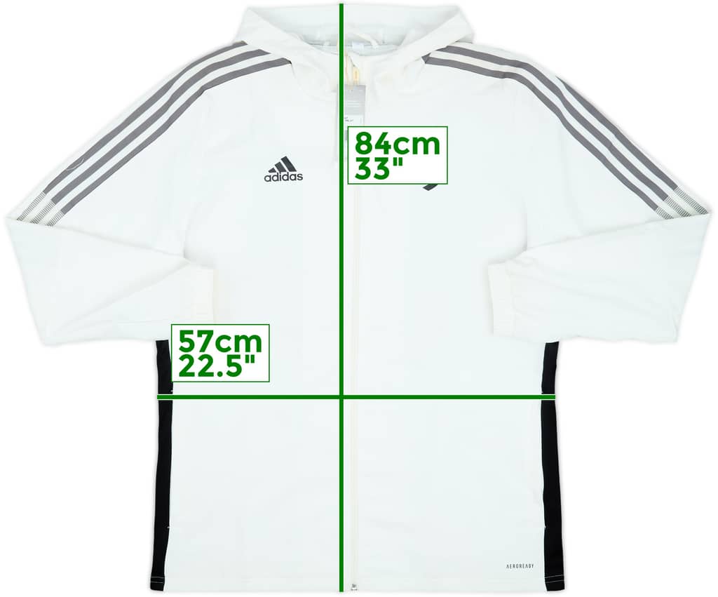 2021-22 Juventus adidas Hooded Track Jacket (L)