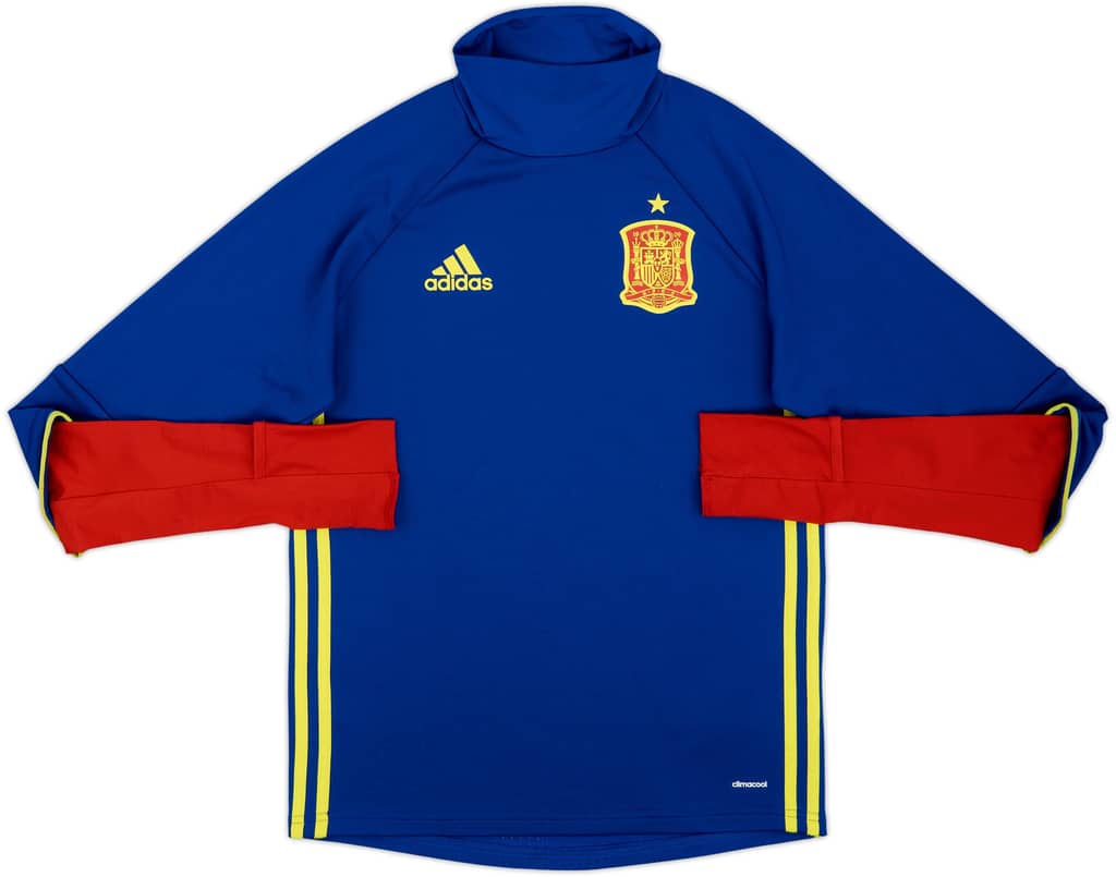 2016-18 Spain adidas Drill Top - 8/10 - (S)