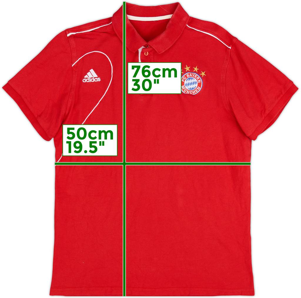 2010-11 Bayern Munich adidas Polo Shirt - 8/10 - (L)