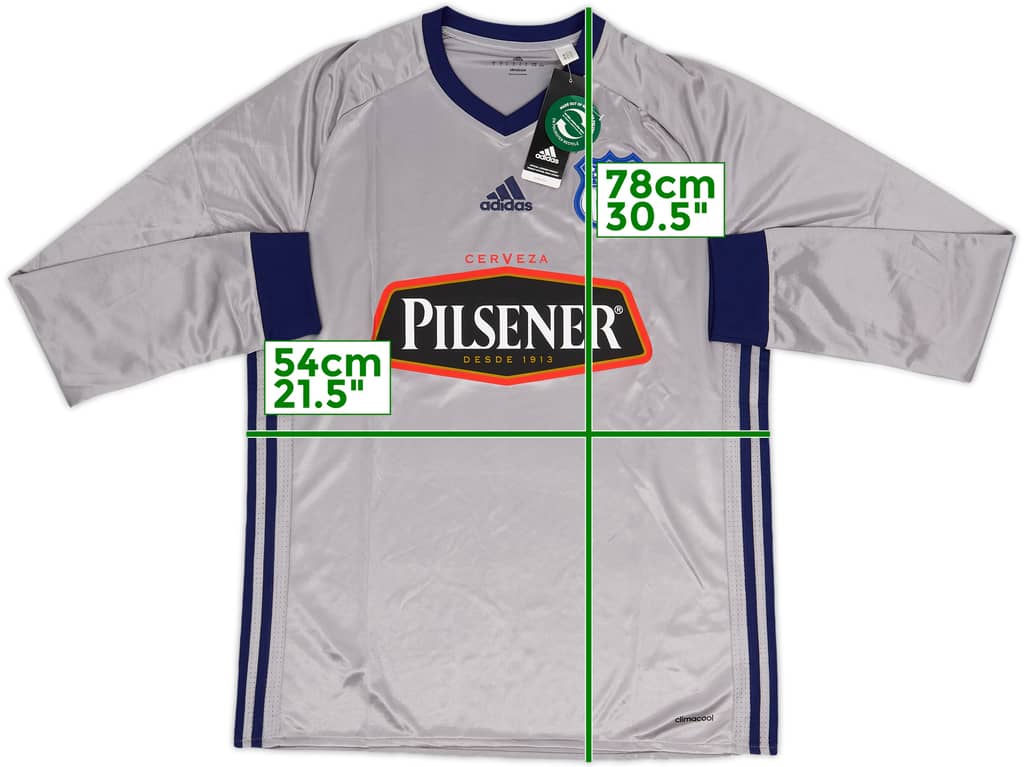 2017 Emelec Away L/S Shirt (L)