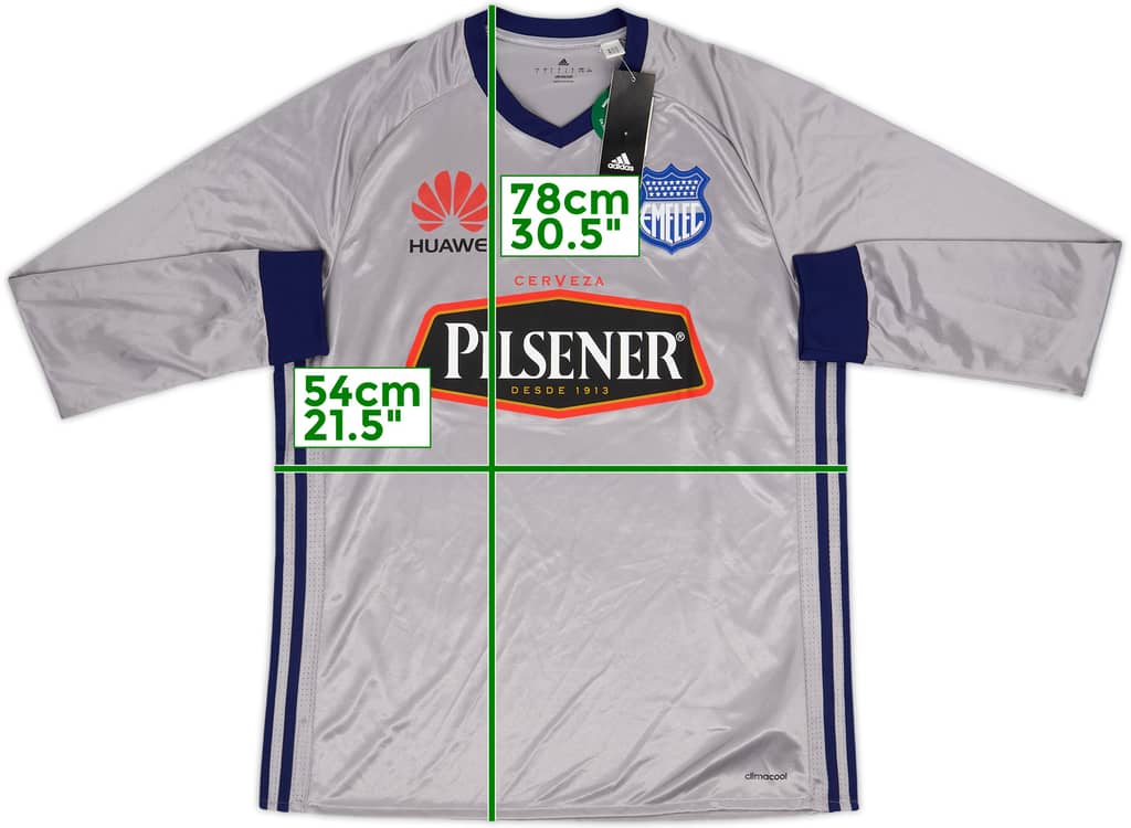 2017 Emelec Away L/S Shirt (L)