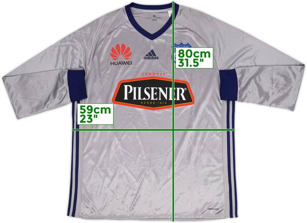 2017 Emelec Away L/S Shirt - 10/10 - (XL)