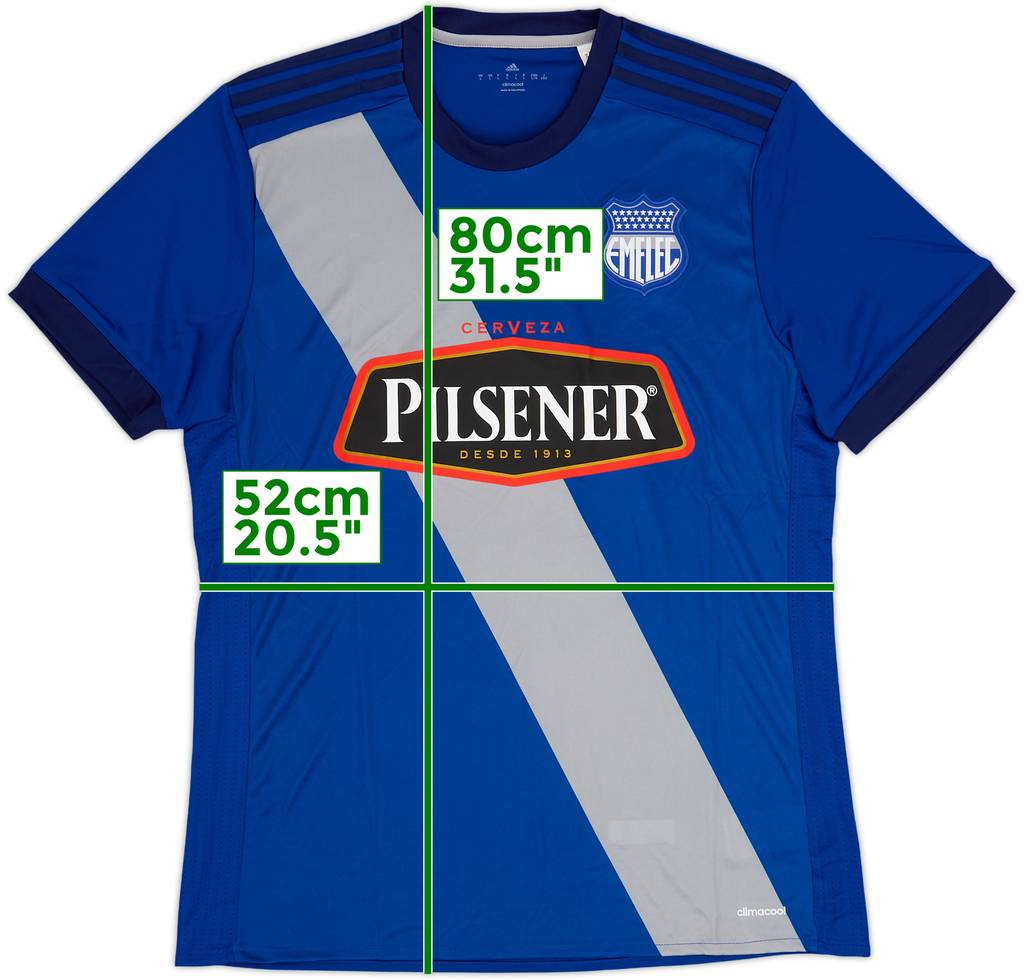 2017 Emelec Home Shirt - 10/10 - (L)