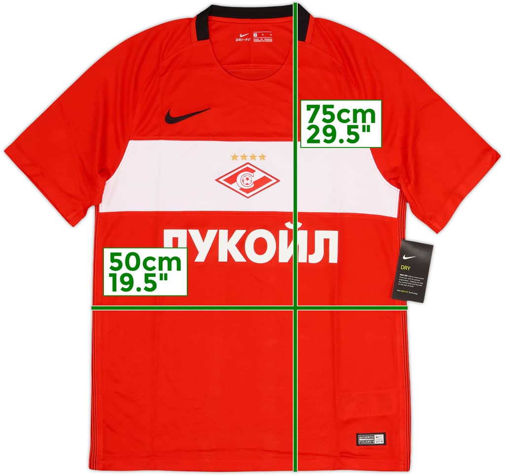 2016-17 Spartak Moscow Home Shirt (M)