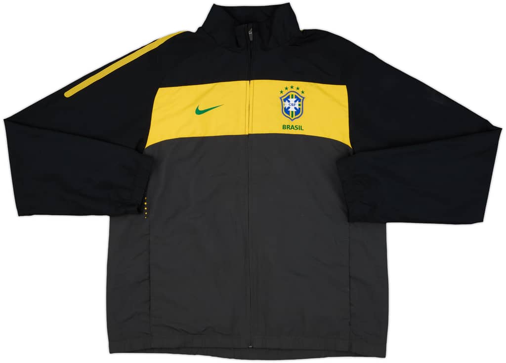 2010-11 Brazil Nike Track Jacket - 8/10 - (L)