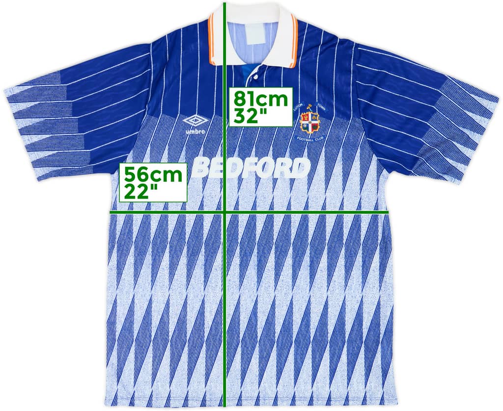 1989-90 Luton Town Third Shirt - 9/10 - (L)