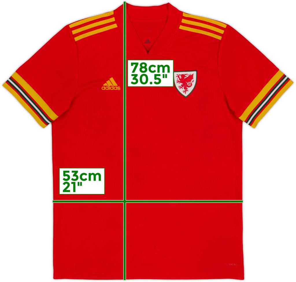 2020-21 Wales Home Shirt - 7/10 - (L)