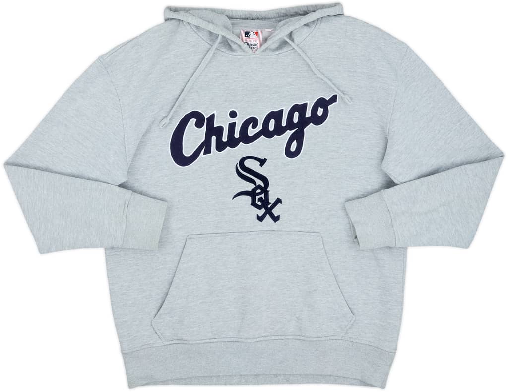 2000s Chicago White Sox Majestic Hooded Sweat Top - 8/10 - (L)