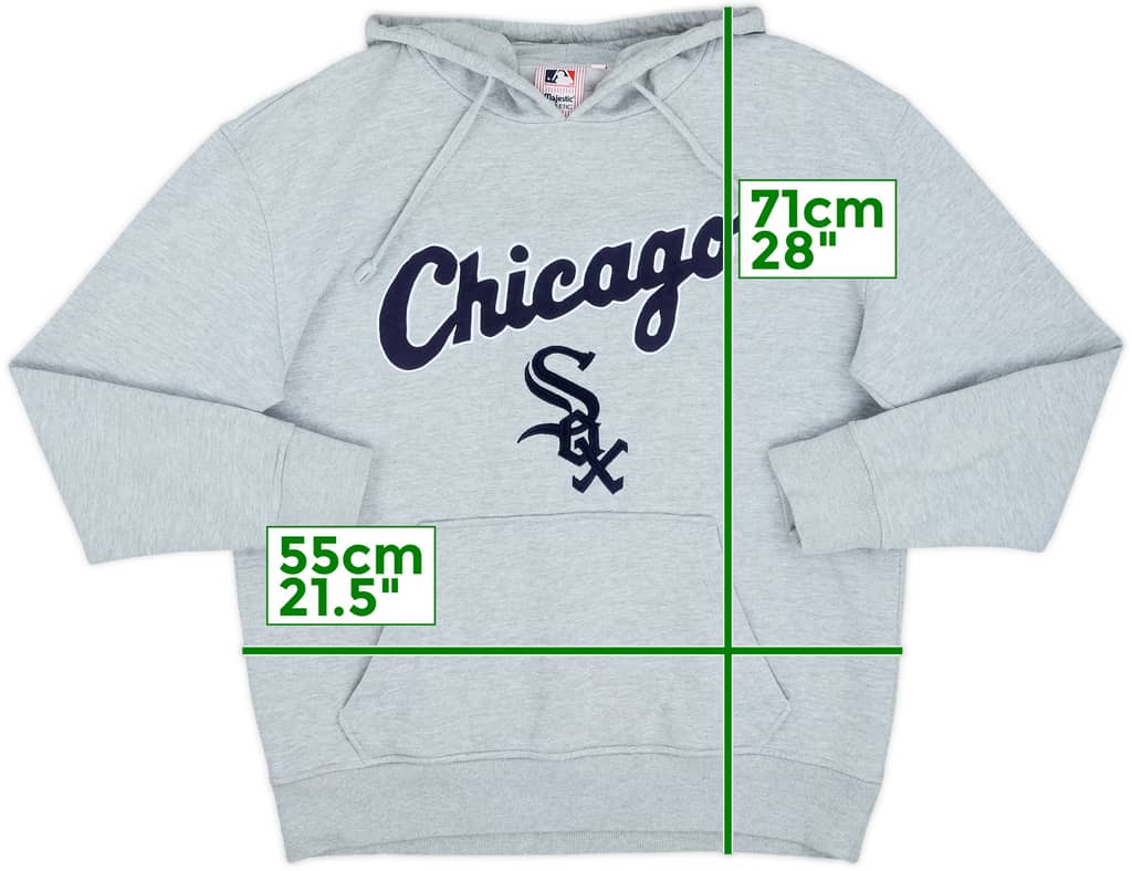 2000s Chicago White Sox Majestic Hooded Sweat Top - 8/10 - (L)