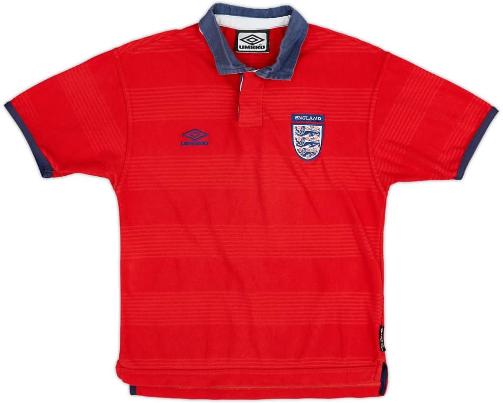 1999-01 England Away Shirt - 7/10 - (L.Boys)