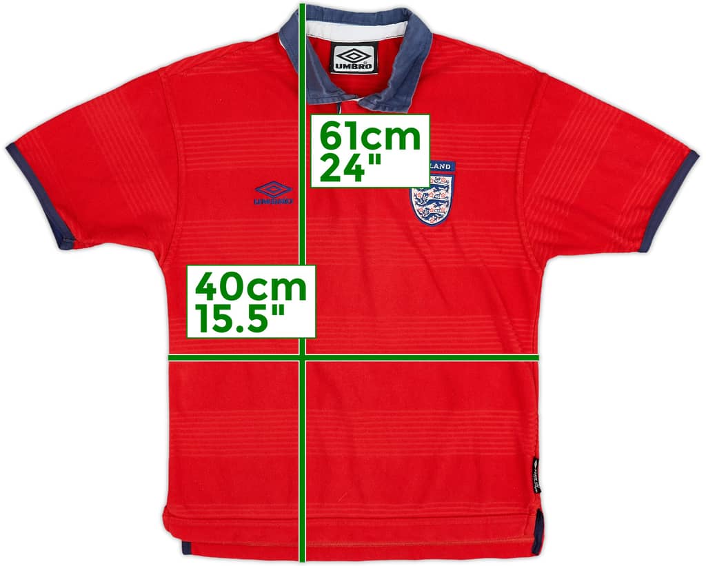 1999-01 England Away Shirt - 7/10 - (L.Boys)