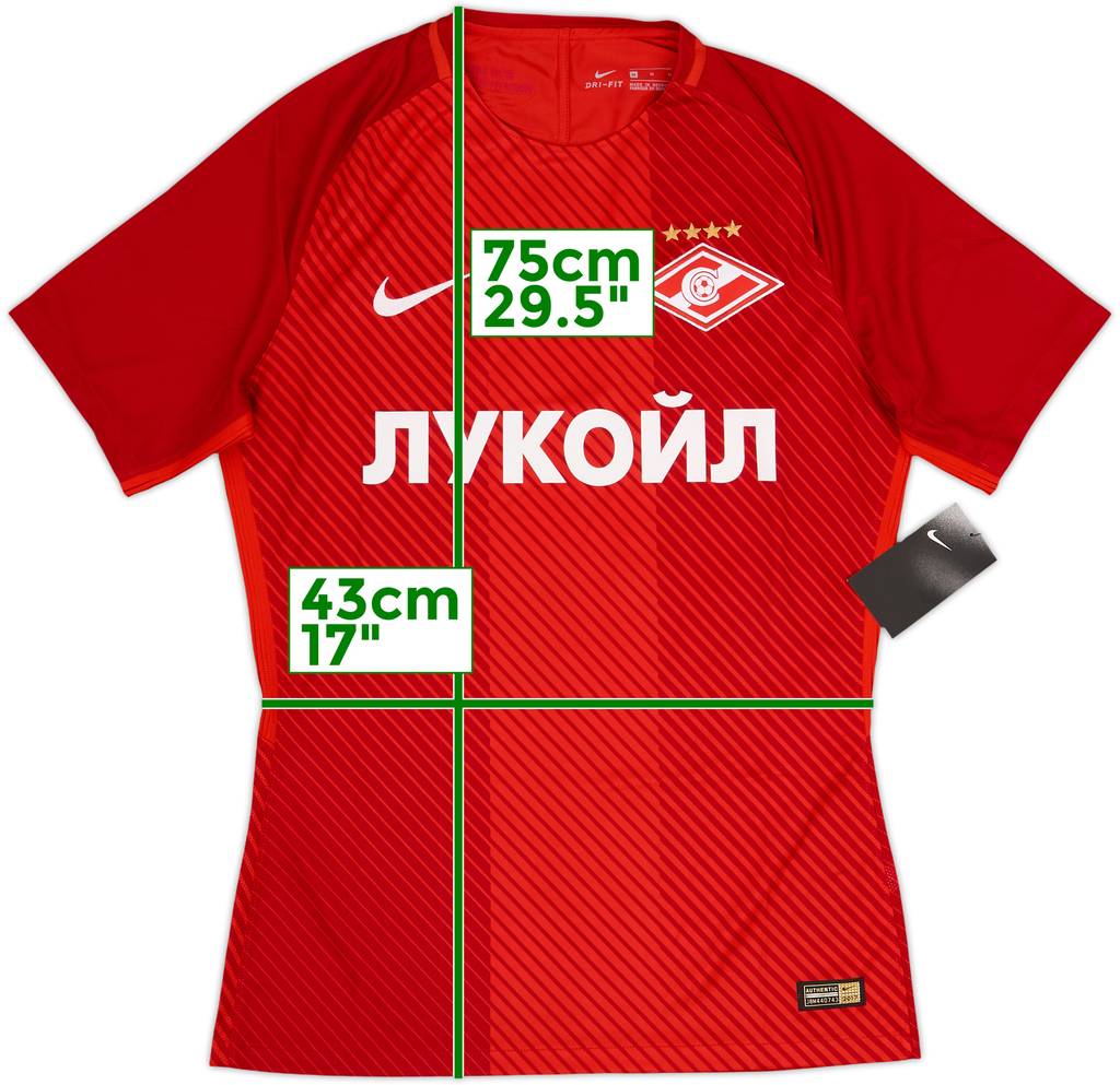 2017-18 Spartak Moscow Player Issue Home Shirt (M)