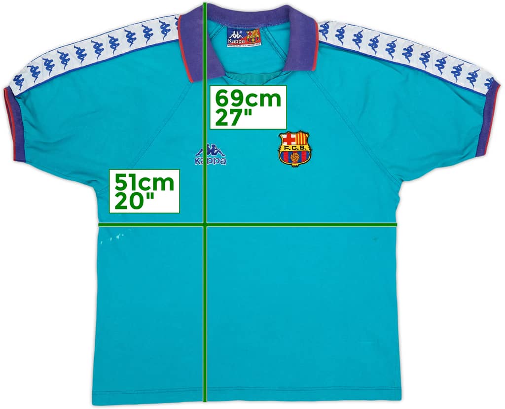1993-94 Barcelona Kappa Training Shirt - 6/10 - (M)