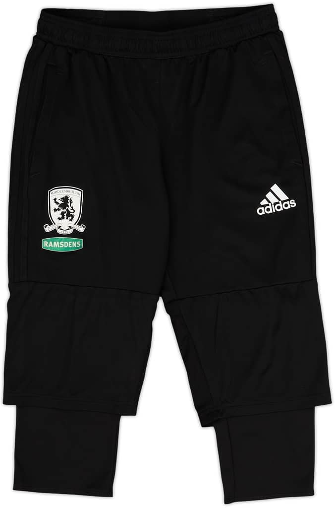2017-18 Middlesborough adidas 3/4 Training Pants/Bottoms - 8/10 - (S)